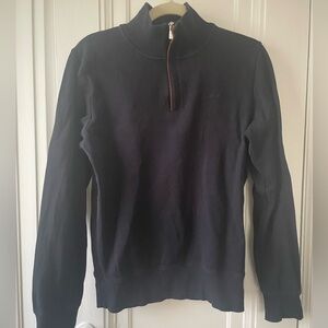 Gant Navy Half-Zip Sweater